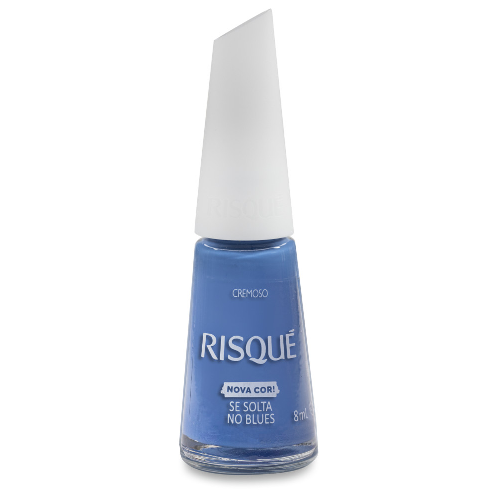 Esmalte Risqué Se Solta no Blues Cremoso 8ml - Beauty