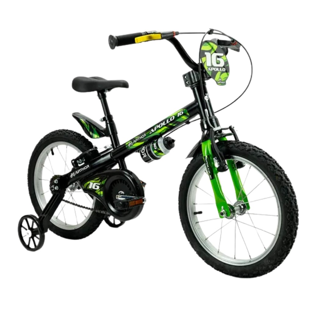 Bicicleta Infantil Aro 16 Apollo 4 Nathor Limitador Giro e Rodinhas - 100130160029 em Oferta na Shopee