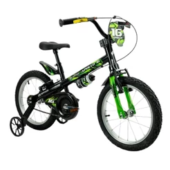 Bicicleta Infantil Aro 16 Apollo 4 Nathor Limitador Giro e Rodinhas - 100130160029