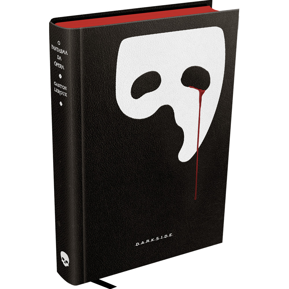 Capa do livro Livro - O Fantasma da Ópera - por Gaston Leroux - Editora Darkside -
