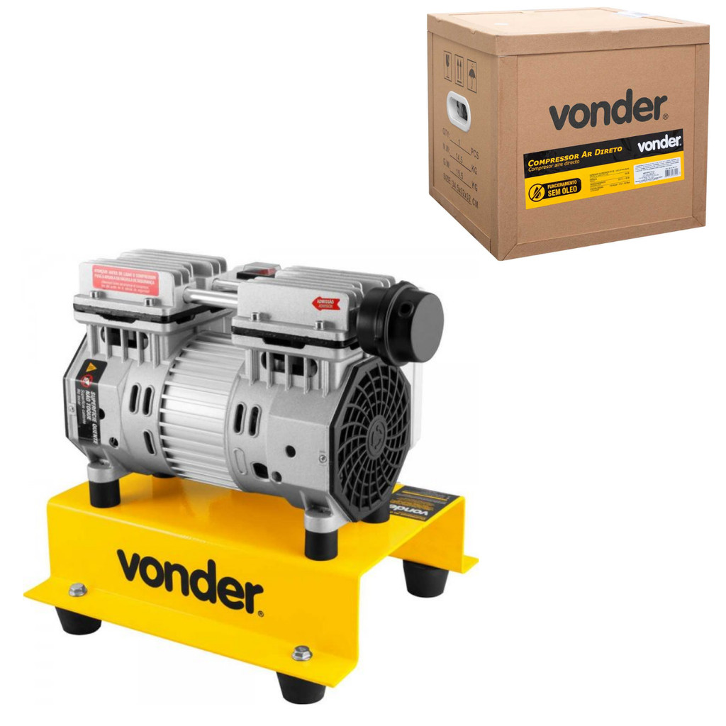 Motocompressor Isento de Oleo para Poço Artesiano de Até 50 Metros 1HP Vonder