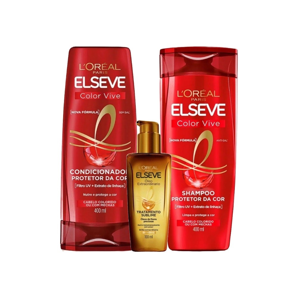 Kit Elseve Color Vive e Óleo Extraordinário