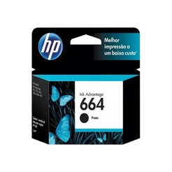 Cartucho Hp 664 F6V29AB Preto 2mL