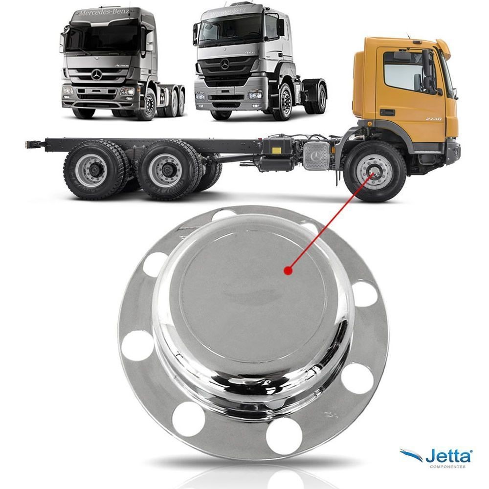 SOBRE TAMPA DO CUBO DIANTEIRO MERCEDES BENZ ATEGO / ACTROS / AXOR
