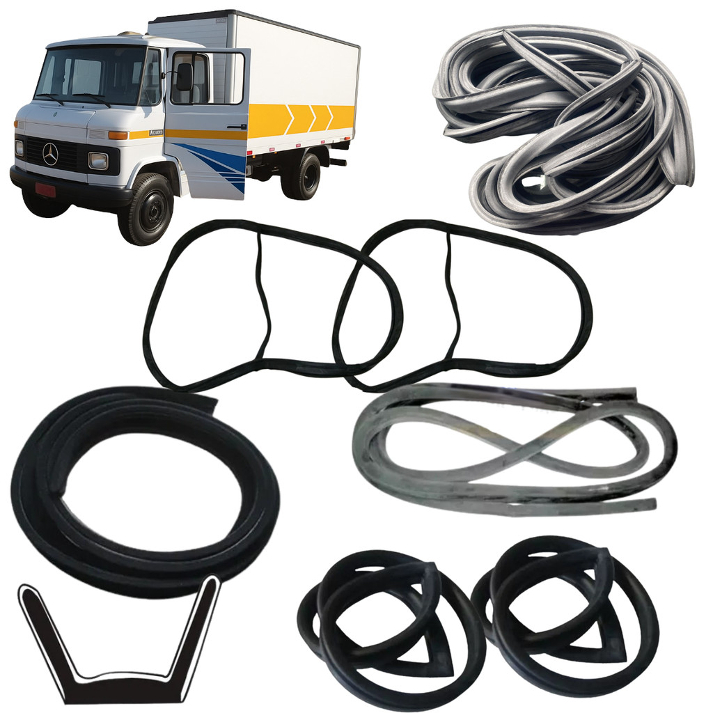Kit Guarnição Borracha Portas Canaleta Janela Correr Mb 608