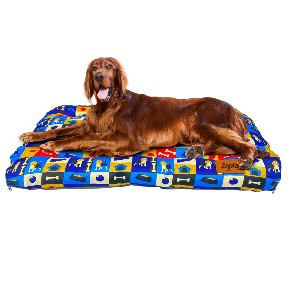 Colchonete Para Cachorro Gato Caminha Pet Zoola Mosaico 100Cm X 80Cm Tamanho 4 - Em Oferta