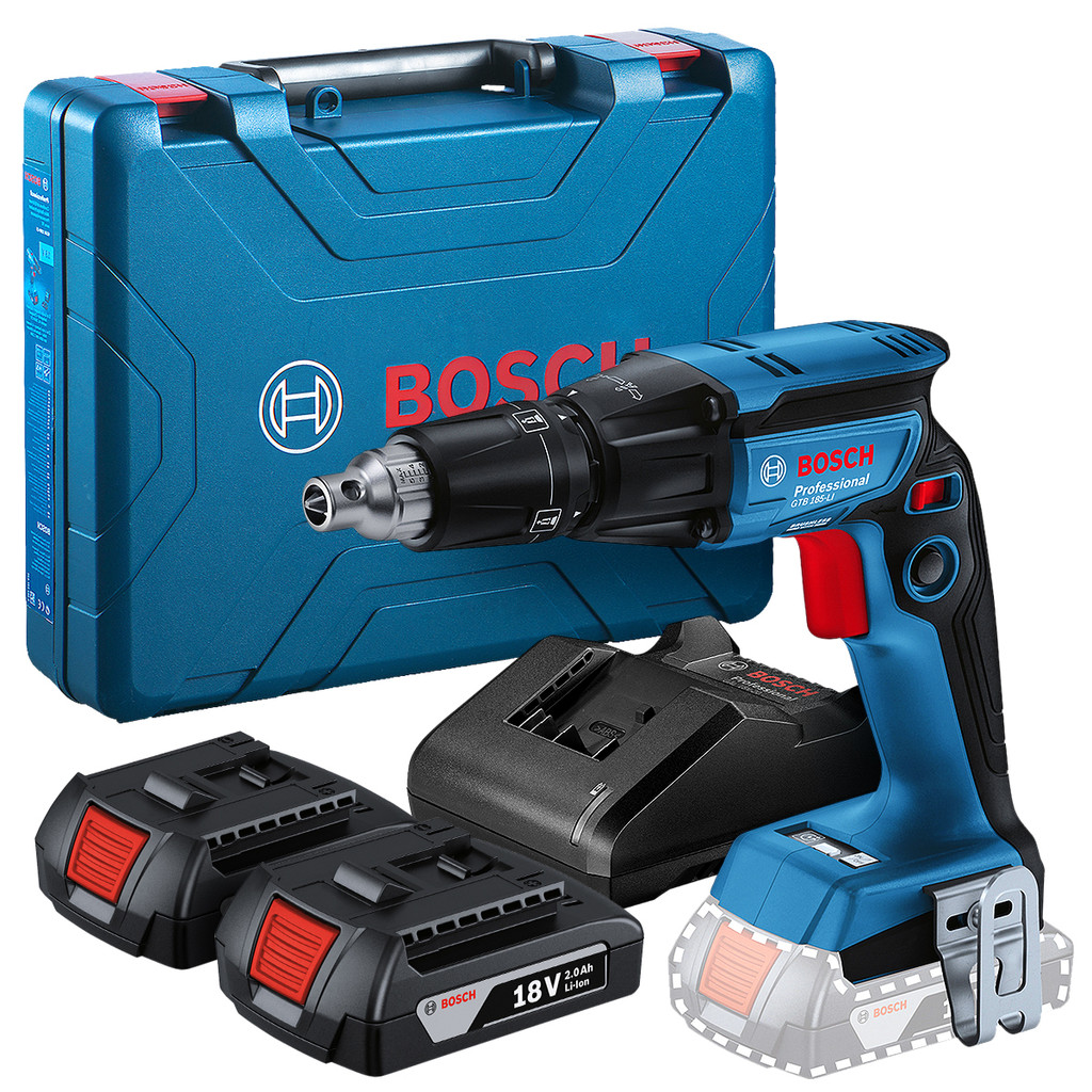 Parafusadeira Drywall GTB 185-LI Bosch Brushless 18V Maleta em Oferta na Shopee