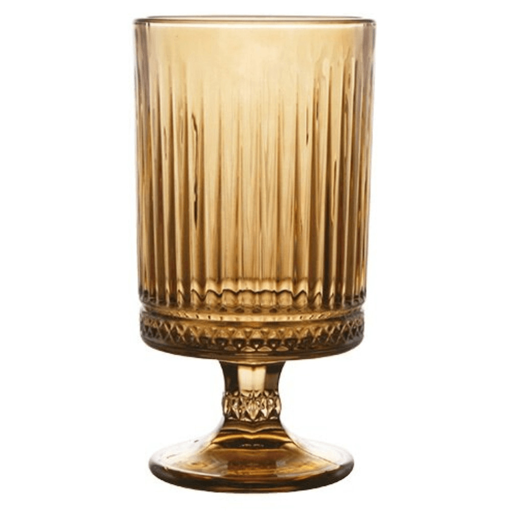 Vaso de Vidro Decorativo Esplendor Âmbar 10x18,7cm Decoração Enfeite de Mesa em Oferta na Shopee