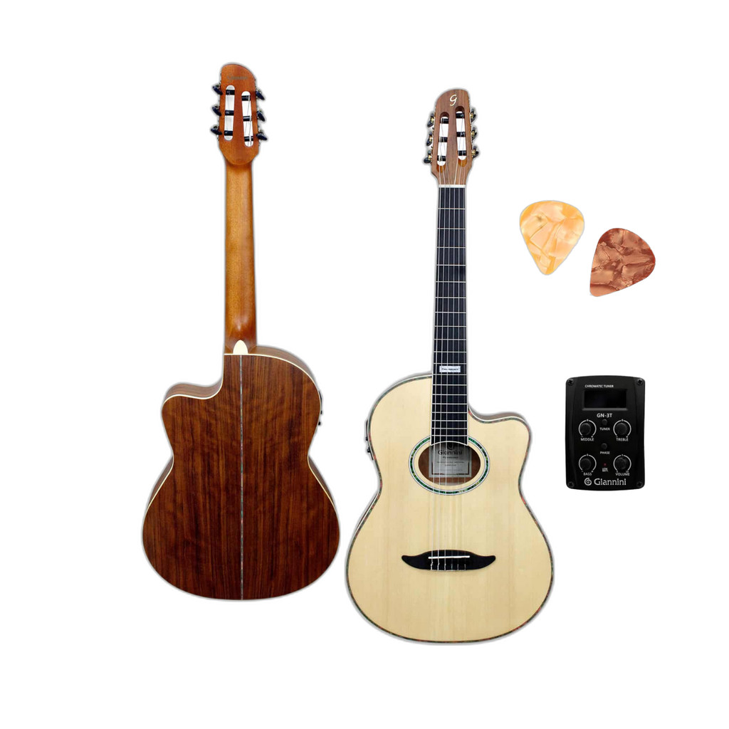 Violão Giannini performace nylon GNF-3 CEQ NS natural fosco