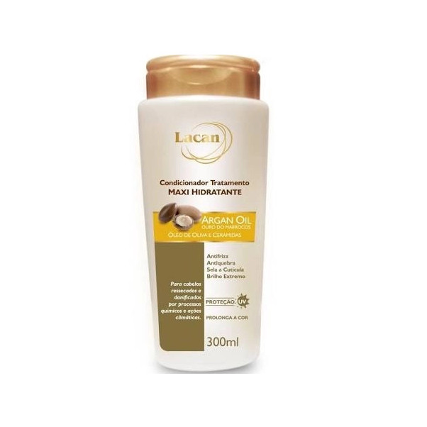 Lacan Argan Oil Condicionador 300ml em Oferta na Shopee