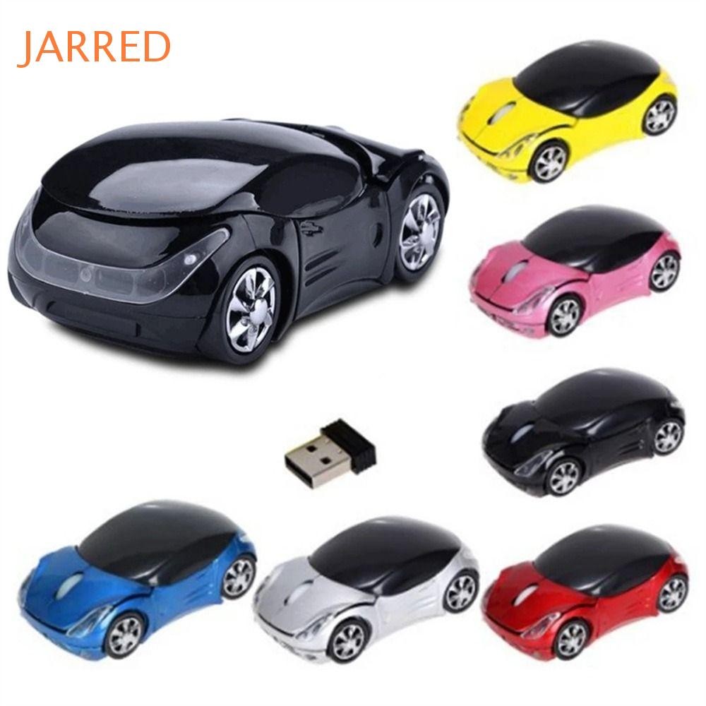 Mouse Sem Fio JARRED Para PC Fashion Game Em Formato De Carro 2.4 Ghz 1600DPI De Computador