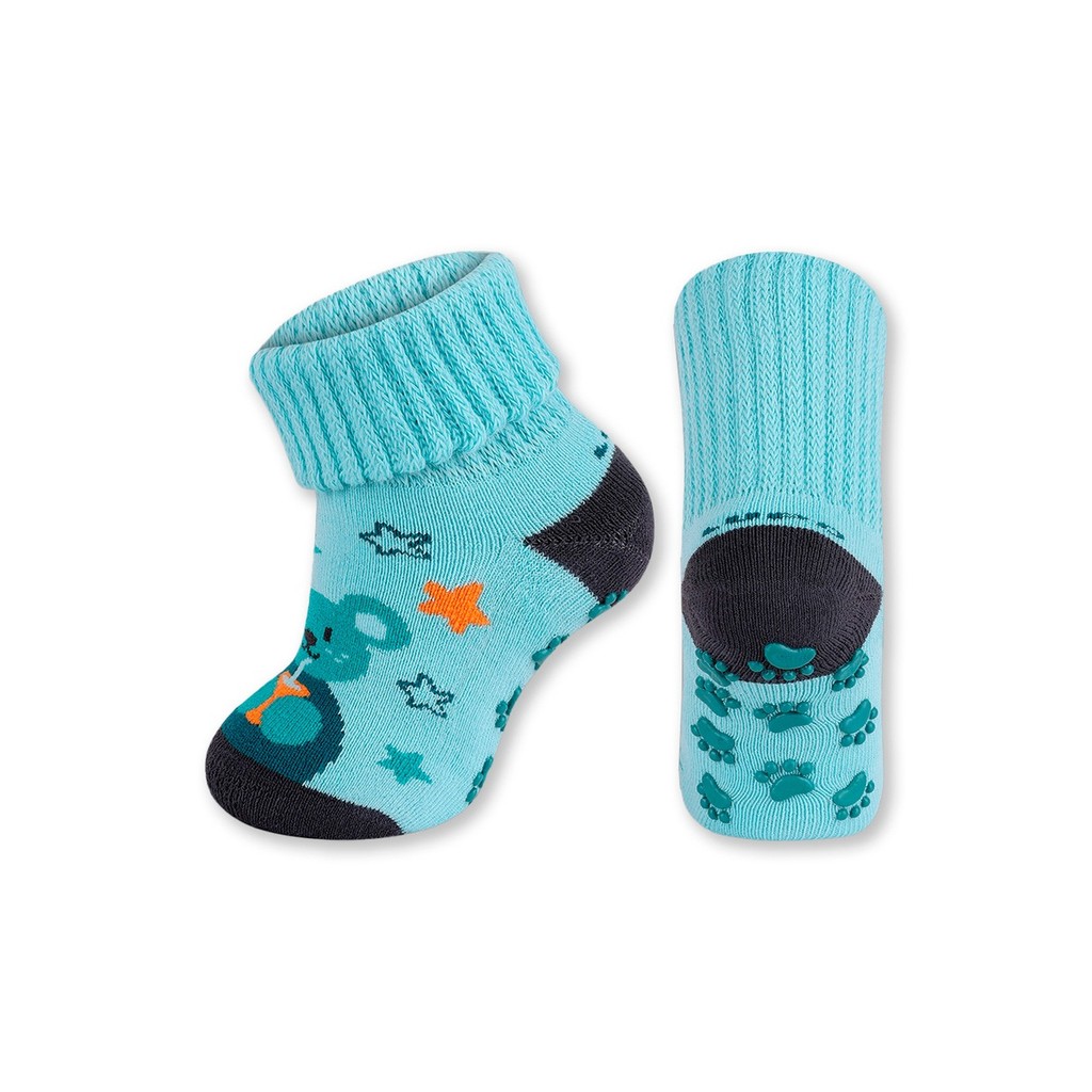 Meia Bebê Antiderrapante Lupo 2058-025