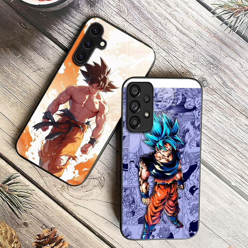 Dragon Ball z 23 Capa De Telefone De Vidro Para Samsung Galaxy A14 A16 A30 A22 A32 A33 A34 A40 A42 A55 4G A52 A53 A54 A7
