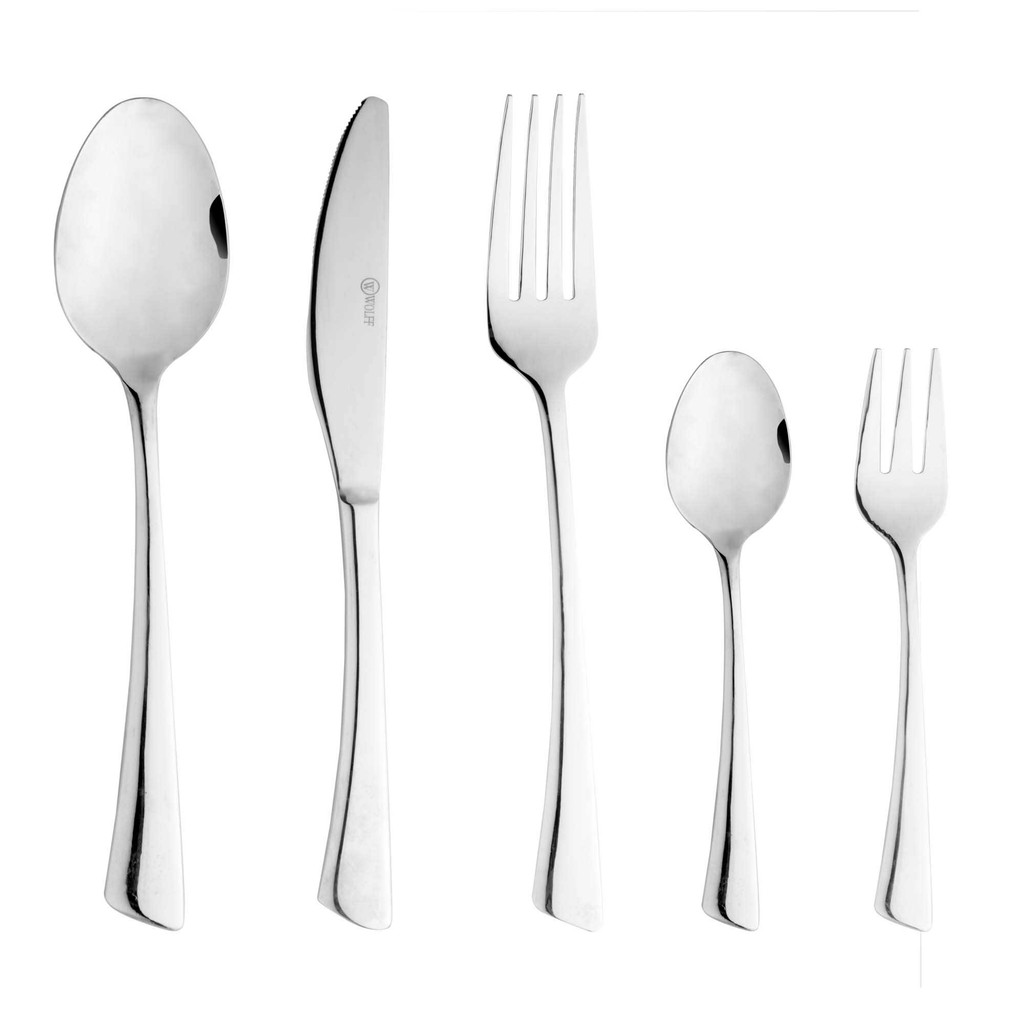 Faqueiro 30 Peças Aço Inox Verona Prata Wolff