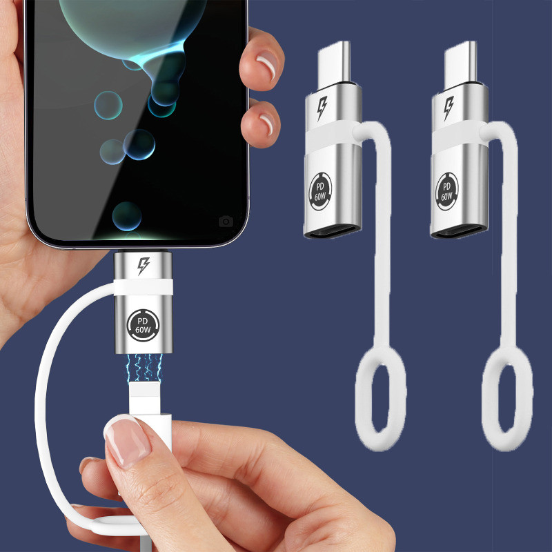 1/2/3Pcs PD 60W Tipo-C 60W Adaptador-Linha De Dados De Transferência De Arquivo Portátil-Transmissão De Super Velocidade