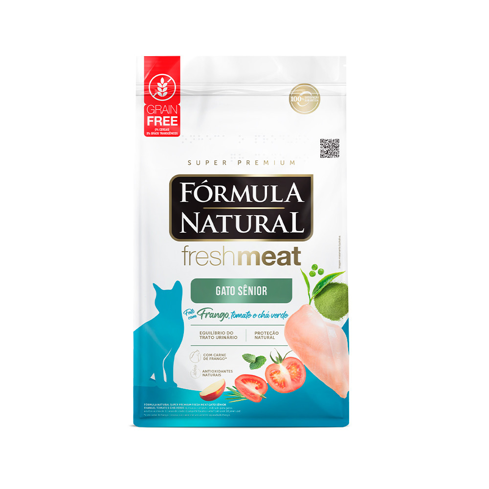 FORMULA NATURAL FRESH MEAT GATO SENIOR SABOR FRANGO 1KG
