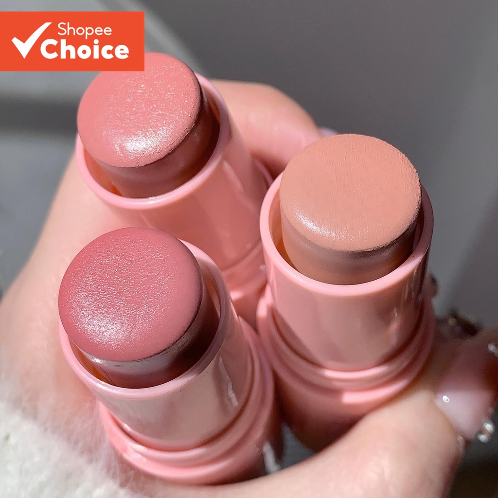 Blush em Bastão Cremoso, Efeito Matte, Para Maquiagem Natural e Longa Duração