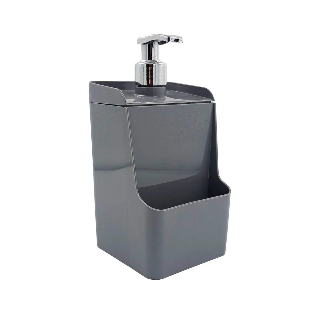Dispenser Slim de Plástico Cinza Titânio 500ml UZ Utilidades - UZ399-CIN em Oferta na Shopee