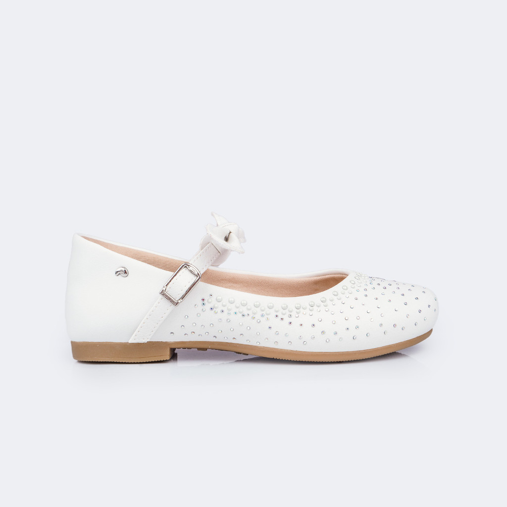 Sapatilha Infantil Strass com Laço Removível Pampili em Oferta na Shopee