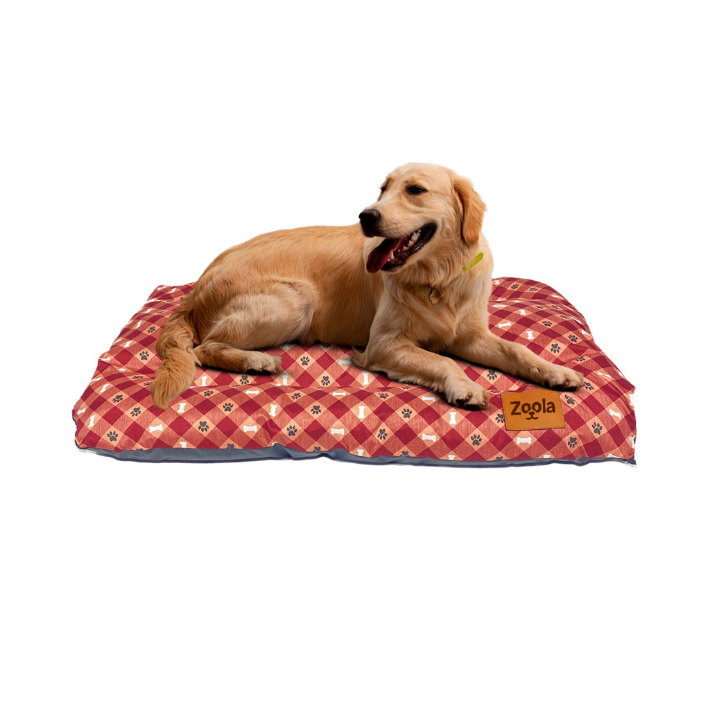 Colchonete Para Cachorro Gato Caminha Zoola Pet Xadrez de Pata 80Cm X 60Cm Tamanho 3 - Em Oferta