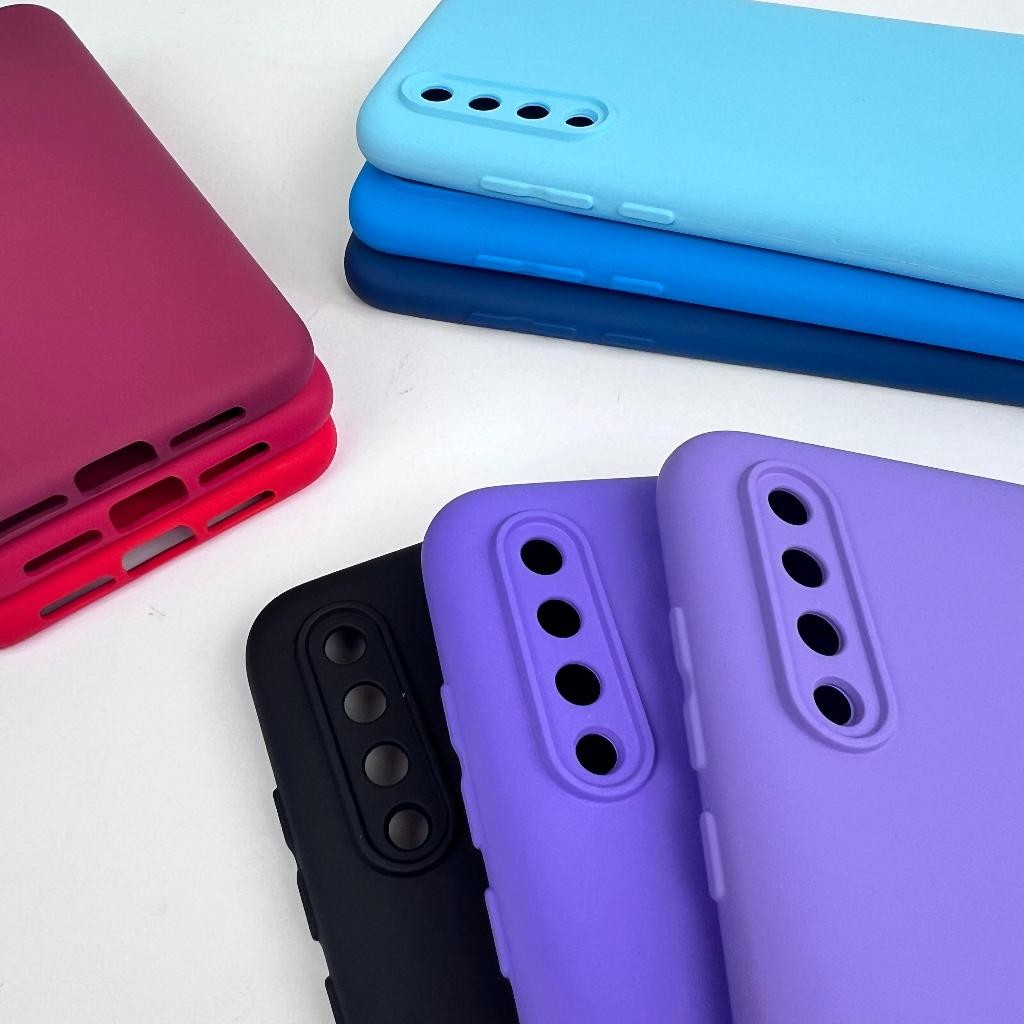 Capa Case Capinha Xiaomi Mi 9 Lite Silicone Aveludada Colorida Proteção de Câmera Premium