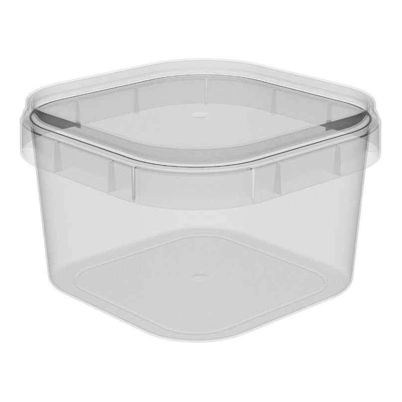 Pote 150ml Descartavel C/ Lacre Quadrado Plastilania C/100un