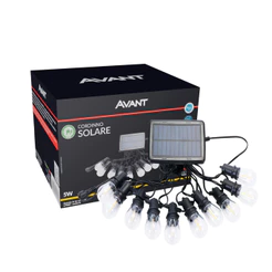 Lampada Led Varal Cordinha Solare 5w 2700k Branco Quente Recarregavel Cod: 963201308 Avant