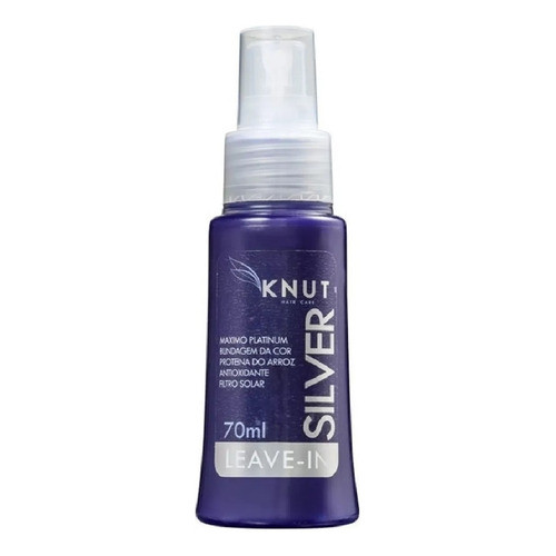 Leave-in Knut Silver 70ml Matizador Para Cabelos Loiros