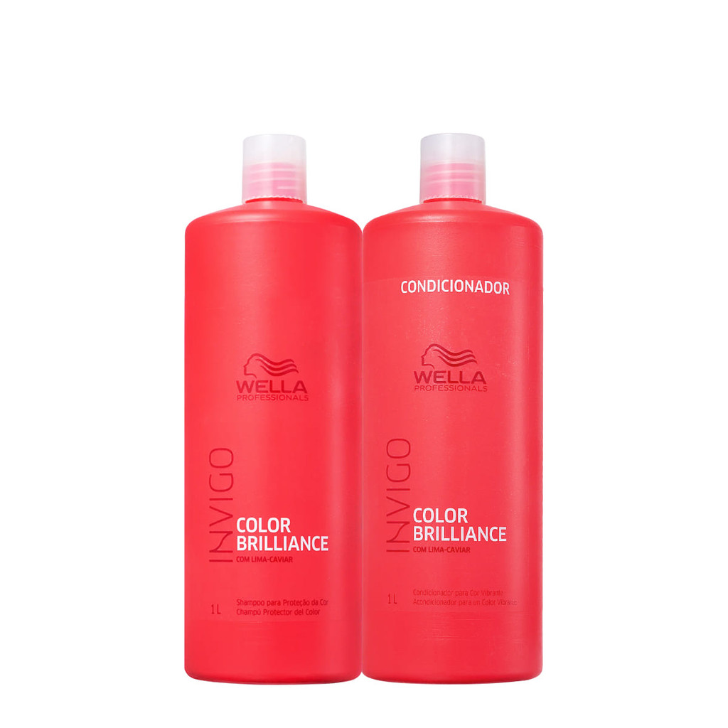 Kit Wella Professionals Invigo Color Brilliance Duo Salon (2 Produtos)