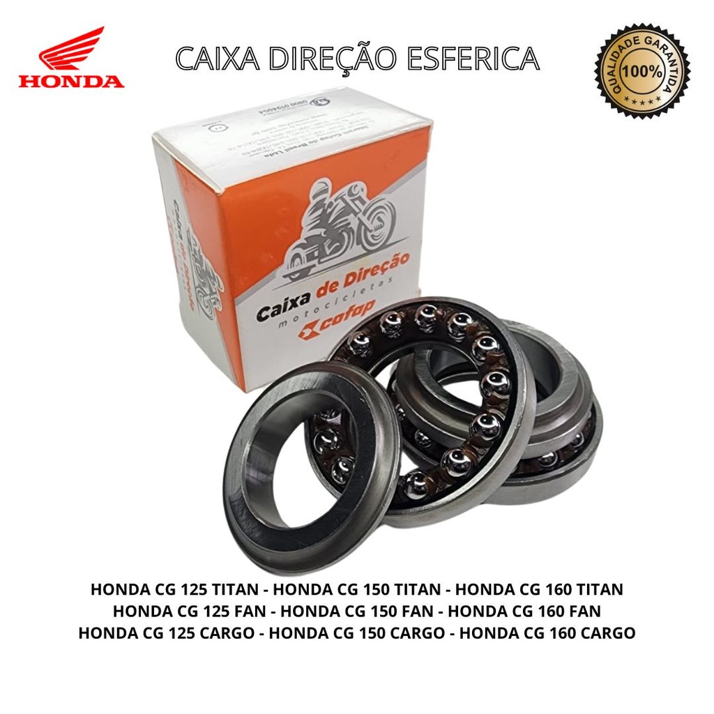Caixa Direção Esferica Cg 160 150 125 Titan Fan Start Cargo - COFAP