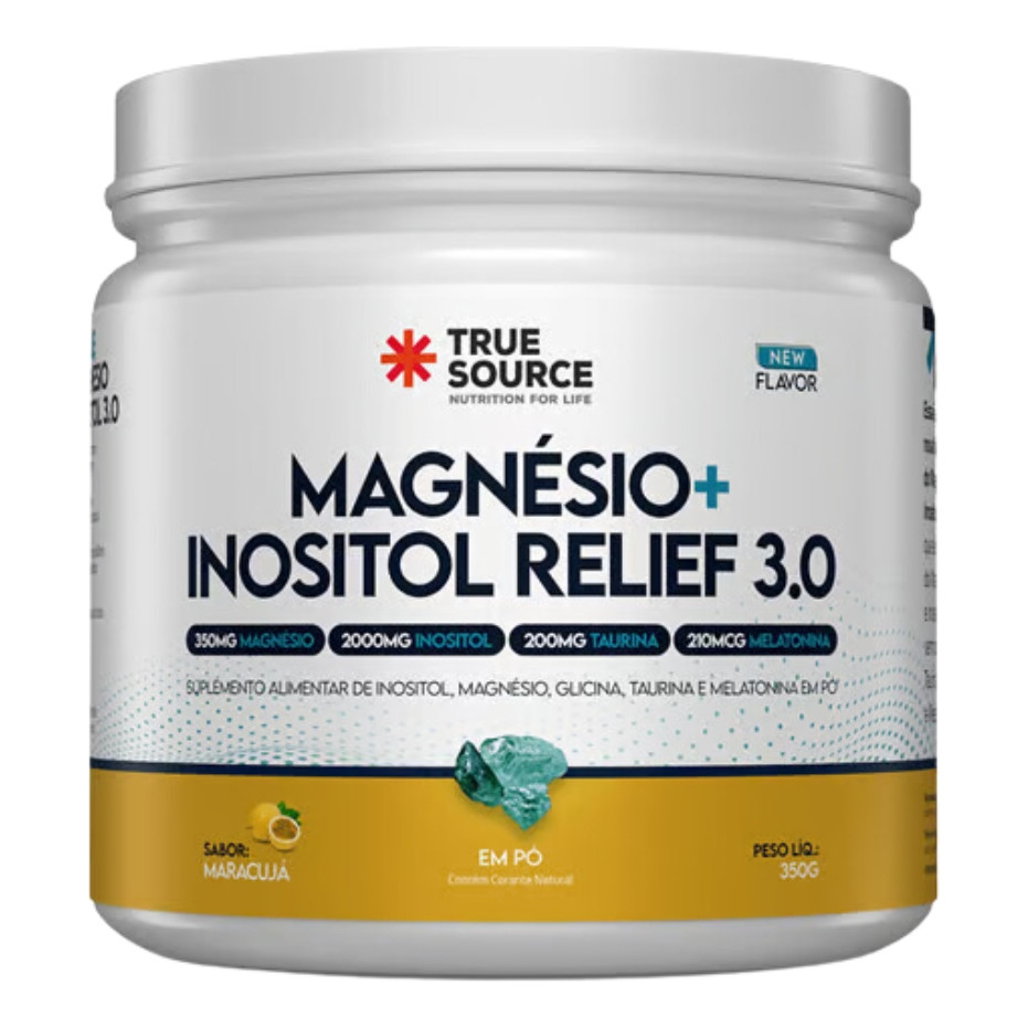 MAGNESIO + INOSITOL RELIEF 3.0 350G - MARACUJA True Source em Oferta na Shopee