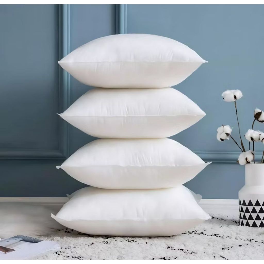 Enchimento Almofada 40x40 Floco de Espuma – Kit com 2 ou 4 Unidades / Refil Confortável e Durável em Oferta na Shopee