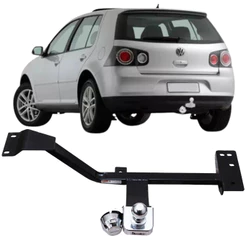 Engate Reboque Fixo Golf 1999 A 2013 Aco Resistente Capacida Carga 400kg Peça reforçado tOP