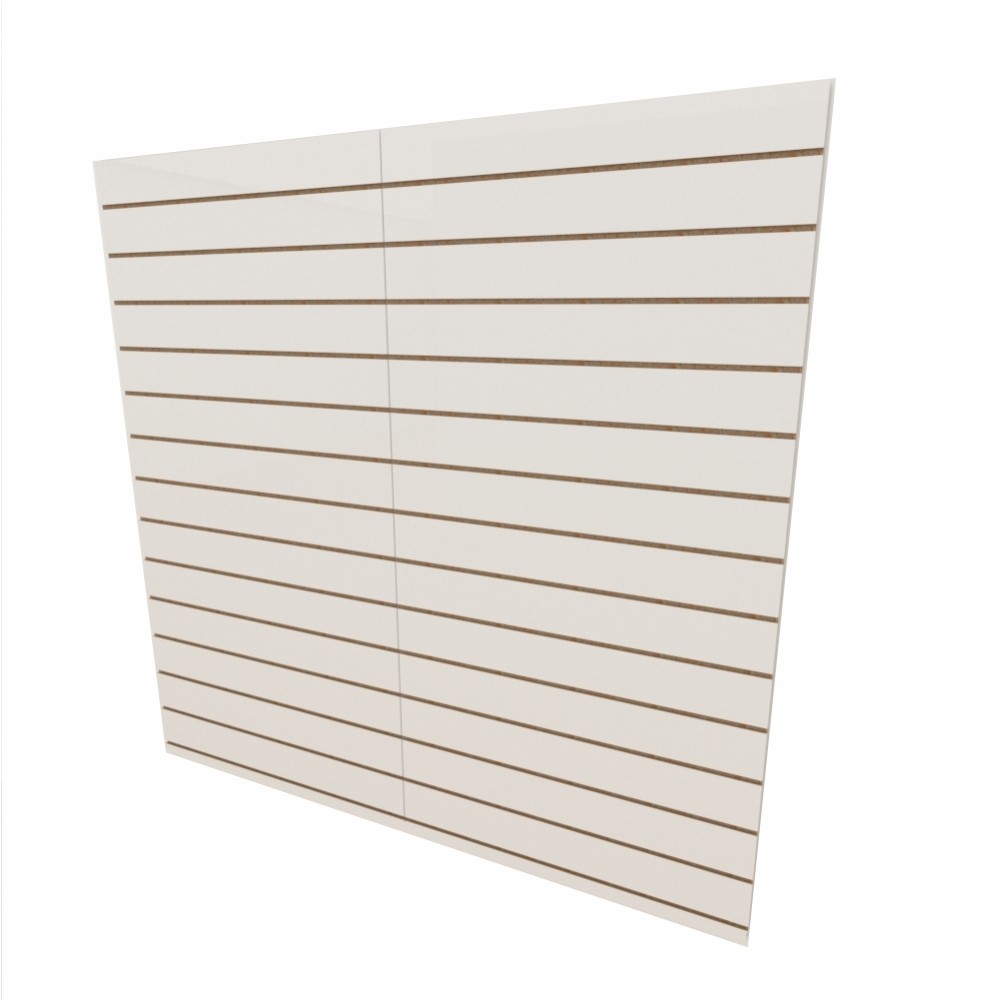 Painel canaletado 180x180 Branco mdf canaletado em Oferta na Shopee