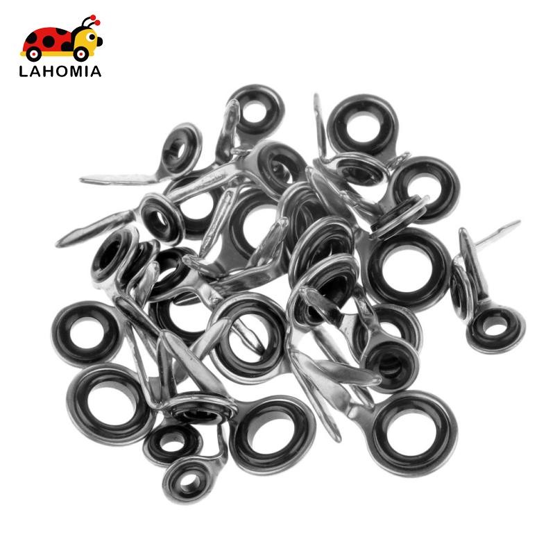 [LAHOMIA] 40 Peças Guias De Anel De Olhos De Vara De Pesca 1.5 Mm 2 2.5 4 Kit De Reparo em Oferta na Shopee