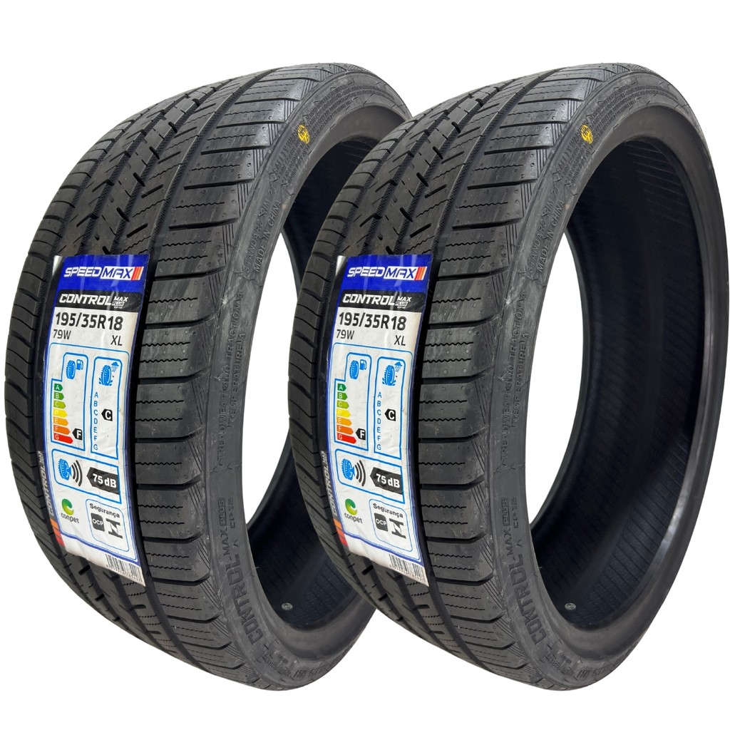 KIT 2 PNEUS NOVOS 195/35R18 79W CONTROLMAX CP12 SPEEDMAX XL ARO 18 PERFIL BAIXO — imagem 2 de 2