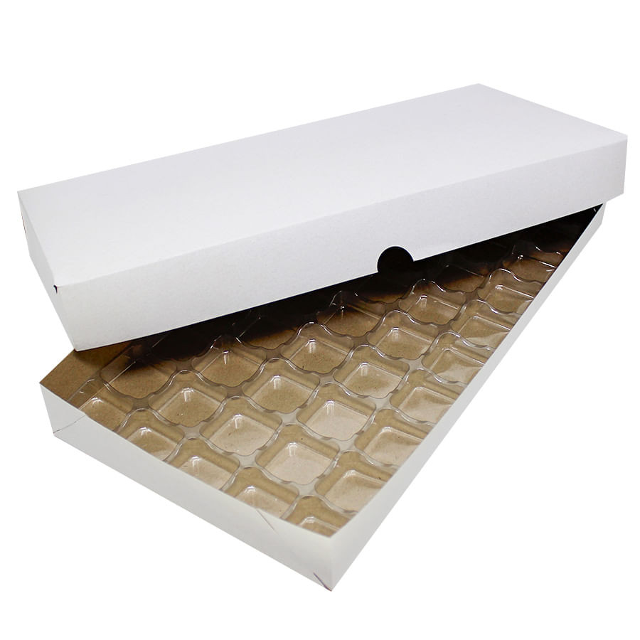 Caixa Para Doces com Berço (P0223) com 50 Cavidades YINPACK em Oferta na Shopee