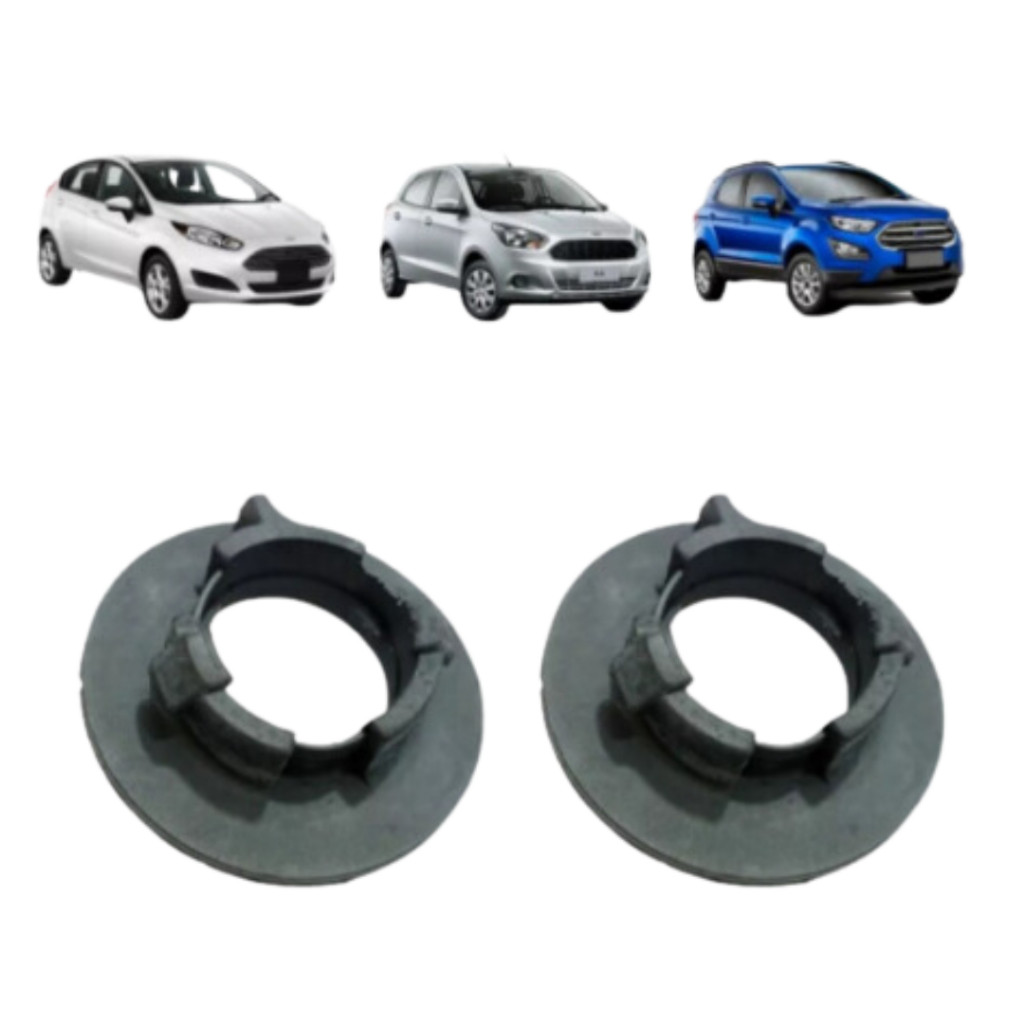 Kit Calço Assento Mola Traseira New Fiesta New Ka Ecosport   2 pçs