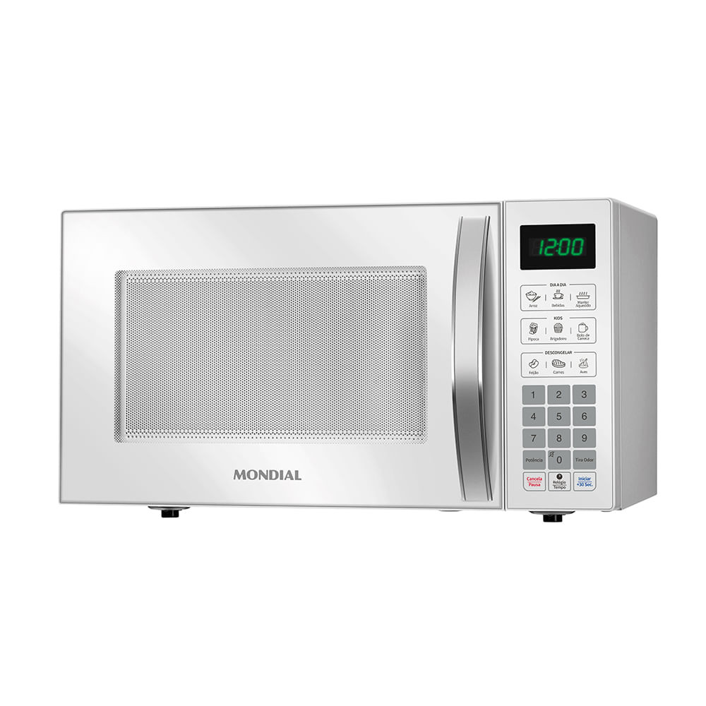 Micro-Ondas Mondial Branco 1400W MO-02-34-W em Oferta na Shopee