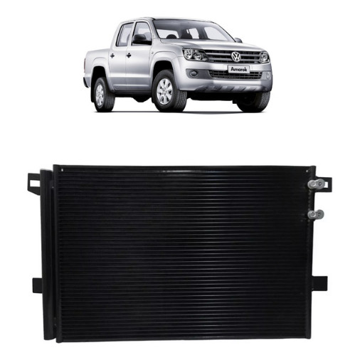 Condensador Volkswagen Amarok Fluxo Paralelo Oem: 2h0820411a