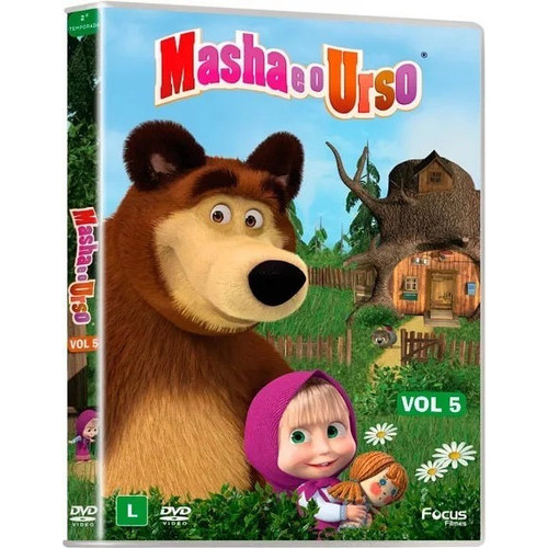 Dvd Masha E O Urso 2ª Temporada Completa Volumes 4, 5 E 6