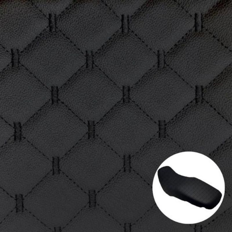 Capa Banco Moto Fan 125 2009 2010 2011 2012 Preta S/ LOGO PRETO COM BORDADO PRETO