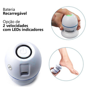 Lixador De Pé Eletrico Removedor De Calos Portátil Ped Tec Versão Recarregável Su