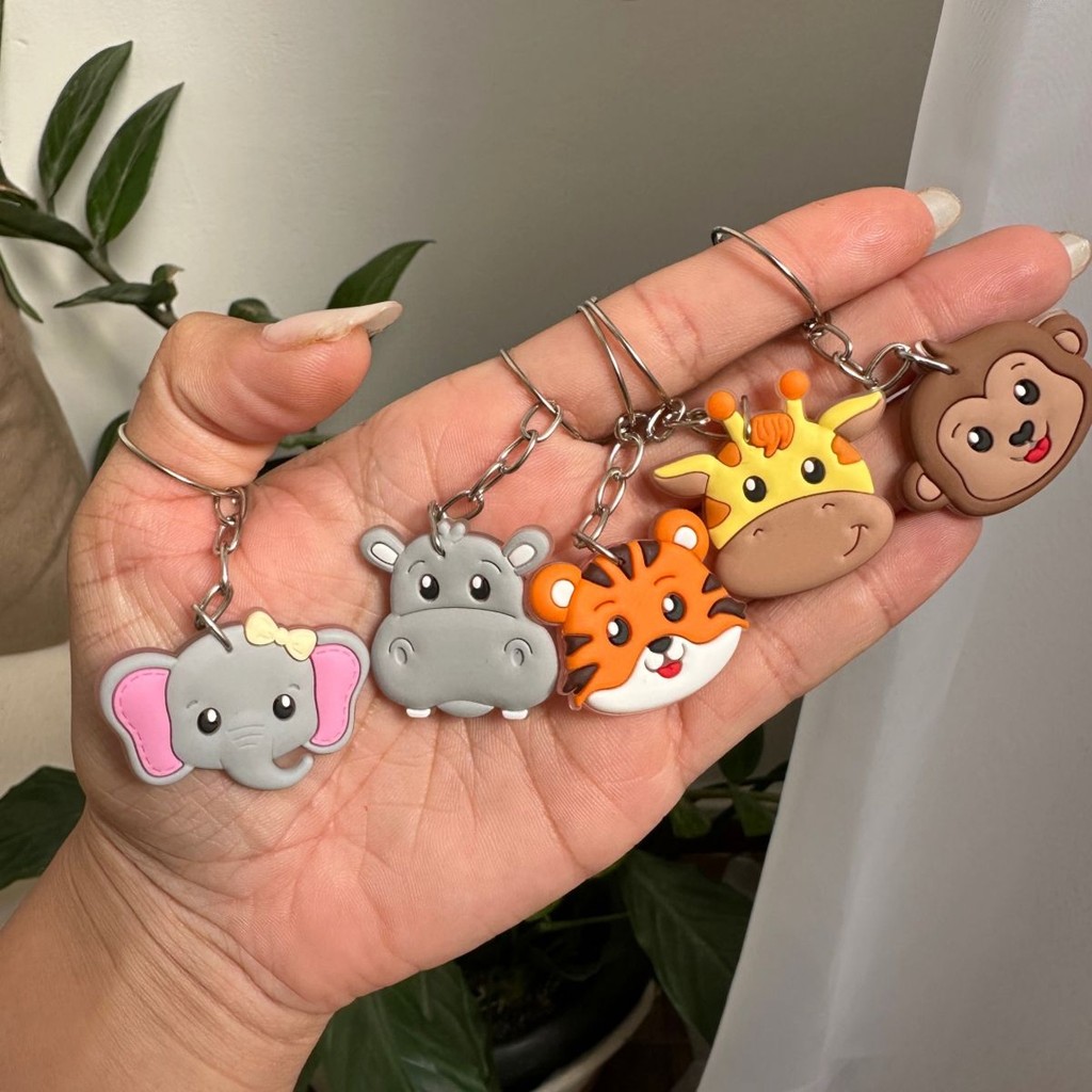 Chaveiro  Lembrancinha Chá de Bebê Aniversario Tema Safari Kit10/50 em Oferta na Shopee