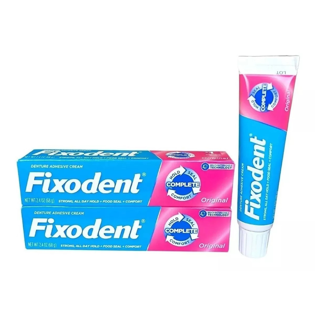 Kit 2 Fixodent 68g - 100% Original