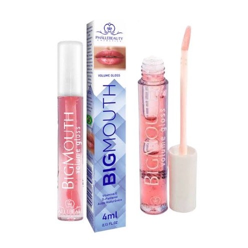 KIT Gloss Big Mouth Phallebeauty-Rosa em Oferta na Shopee