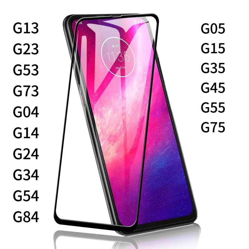 Película Vidro Temperado 3D Espessura Max Moto G14 G15 G23 G24 G34 G35 G53 G54 G55 G73 G75 G84