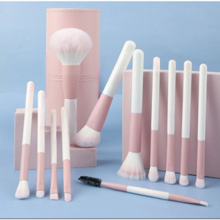 KIT 12 Pincéis De Maquiagem Esfumar Contorno Profissional - pronta entrega em Oferta na Shopee