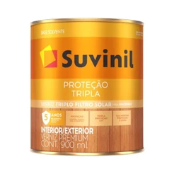 Verniz Proteção Tripla B. Água Imbuia Brilh 0,9L Suvinil