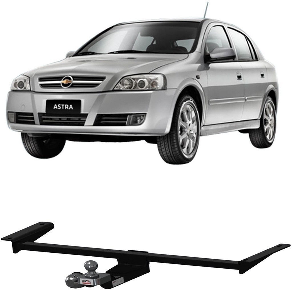 Engate Reboque Fixo Astra Sedan 1997 A 2012 Capacida Carga 700kg Aco Resistente  Inmetro Peça tOP